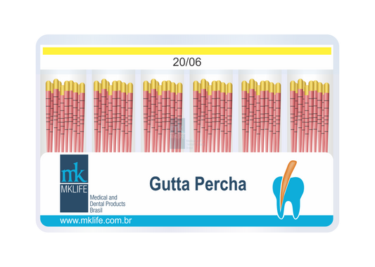 Cone de Gutta Percha Taper 06 - Mk Life