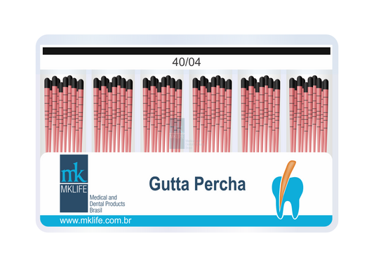 Cone de Gutta Percha Taper 04 - Mk Life