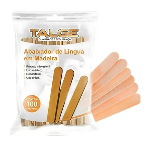 Abaixador de Língua Descartável 100un - Talge