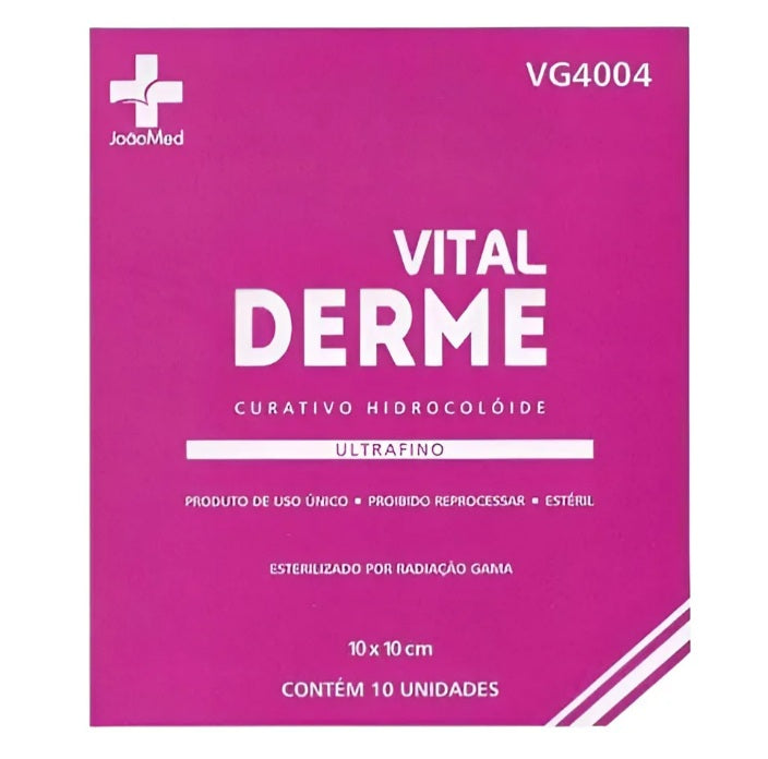 Curativo Hidrocoloide Ultrafino 10cmx10cm - Vital Derme