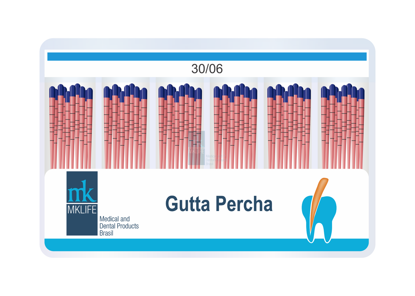 Cone de Gutta Percha Taper 06 - Mk Life