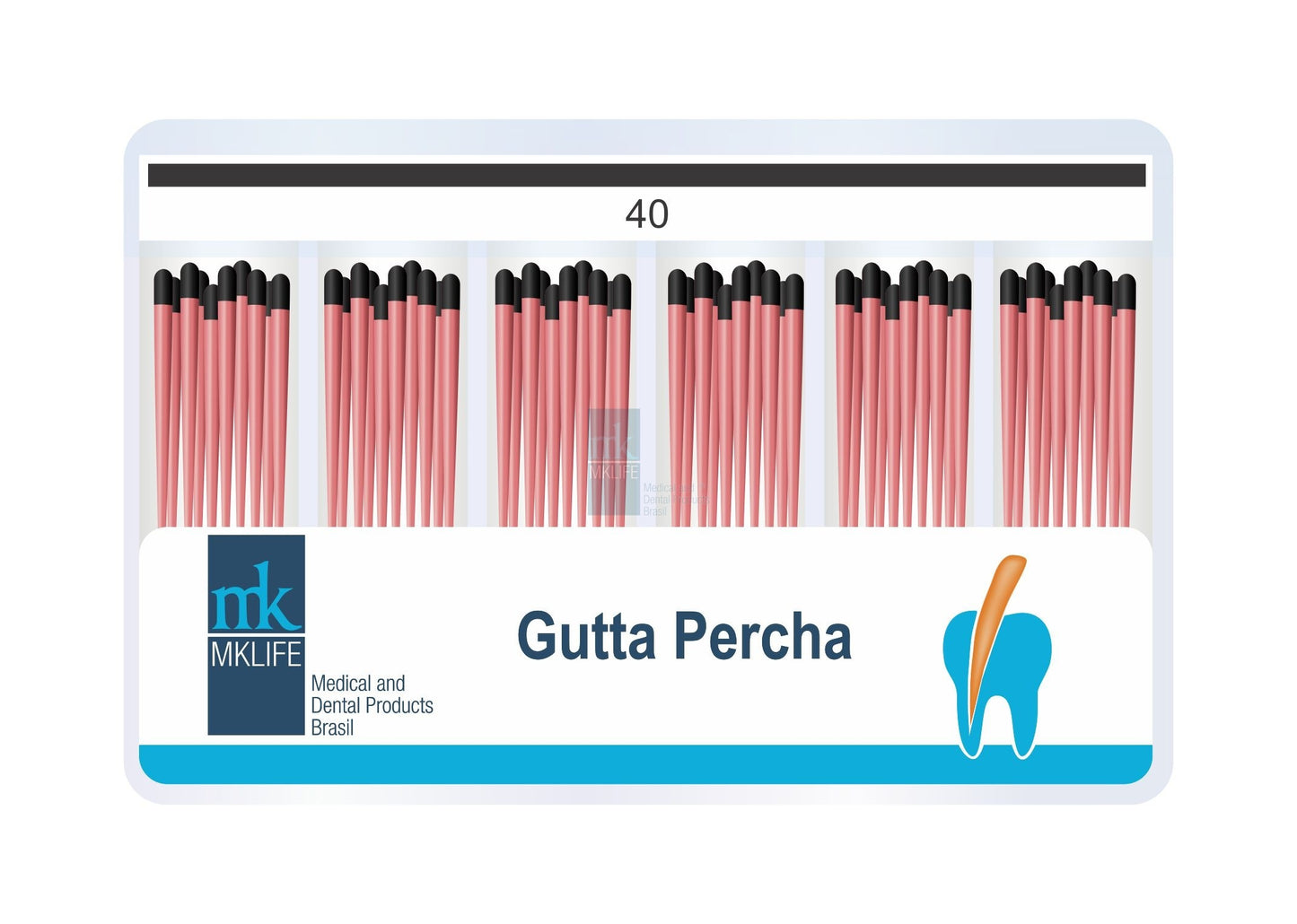 Cone de Gutta Percha Principal/Standard - Mk Life